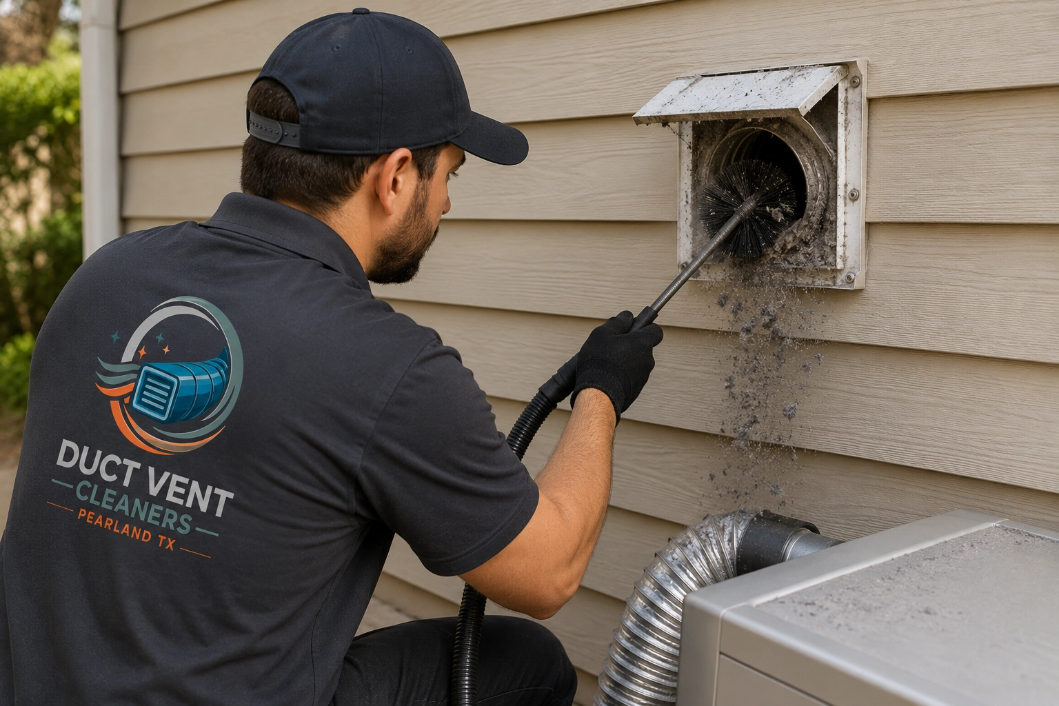 Exterior Dryer Vent Cap Cleaning