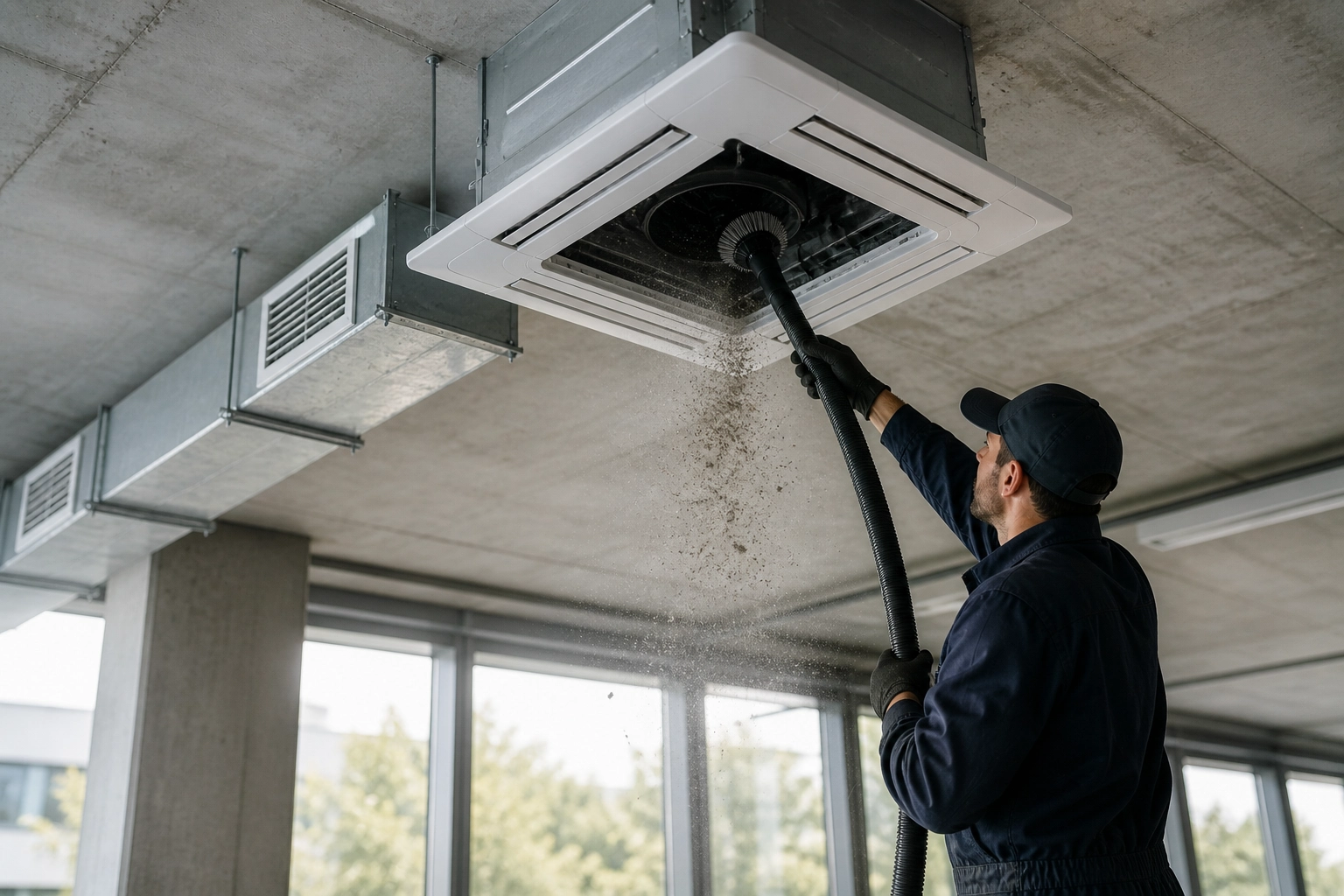 Professional air duct cleaning
